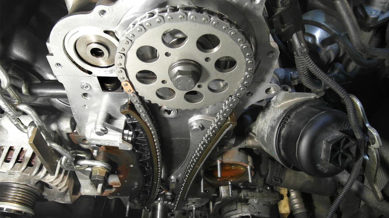 ェーンカバ エンジンタイミングチェーンカバーキット/Timing Cover Chain Kit 06H103269H 対応 向け VW